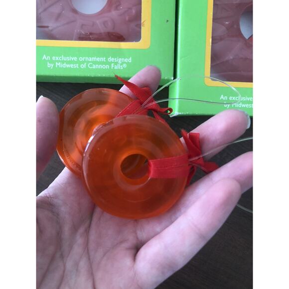 Life Savers Christmas Ornament 1988 Nabisco Candy Lifesaver VTG 2 Small 2 Big - Picture 4 of 7